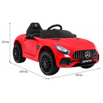 Elektrické autíčko Mercedes GT - nelakované - červené